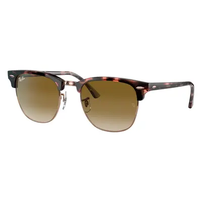 Ray-Ban Unisex Sunglass RB3016 Clubmaster Fleck - Frame color: Pink Havana, Lens color: Light B