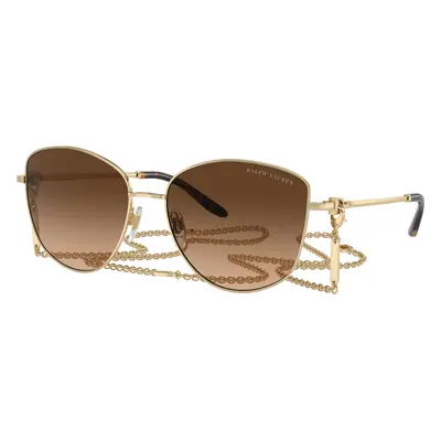 Ralph Lauren Woman Sunglass RL7079 The Vivienne - Frame color: Pale Gold, Lens color: Taupe Gra