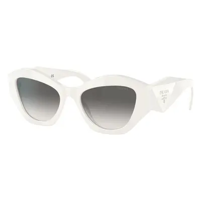 Prada Woman Sunglass PR 07YS - Frame color: White, Lens color: Grey Gradient