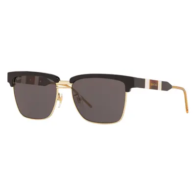 Gucci Man Sunglass GG0603S - Frame color: Black Shiny, Lens color: Grey