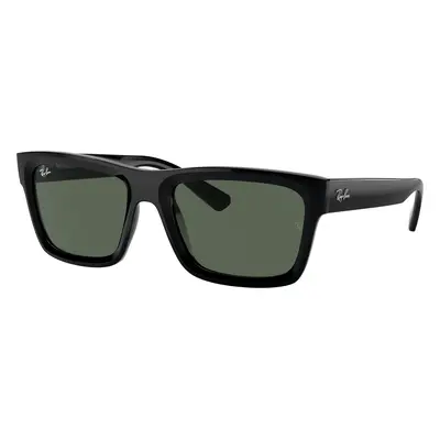 Ray-Ban Unisex Sunglass RB4396 Warren Bio-Based - Frame color: Black, Lens color: Dark Green