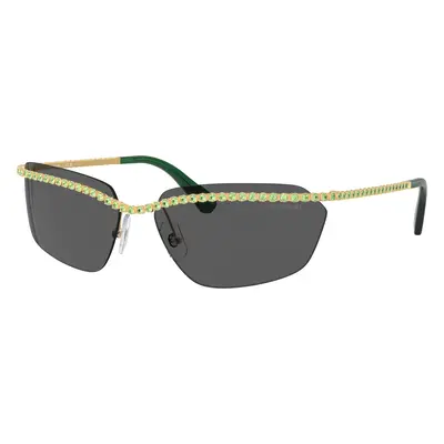 Swarovski Woman Sunglass SK7001 - Frame color: Gold, Lens color: Dark Grey