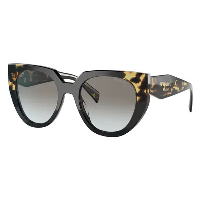 Prada Woman Sunglass PR 14WS - Frame color: Black/Tortoise, Lens color: Grey Gradient