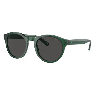 Polo Ralph Lauren Man Sunglass PH4192 - Frame color: Shiny Transparent Green, Lens color: Dark 