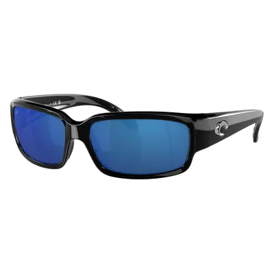 Costa Unisex Sunglass 6S9025 Caballito - Frame color: Shiny Black, Lens color: Blue Mirror