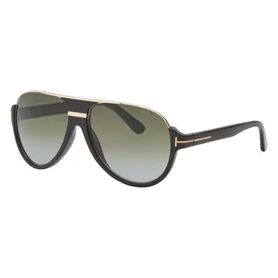 Tom Ford Man Sunglass Ft0334 Dimitry - Frame color: Black & Grey, Lens color: Green Gradient