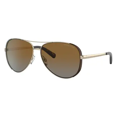 Michael Kors Woman Sunglass MK5004 Chelsea - Frame color: Gold/Brown, Lens color: Brown Gradien