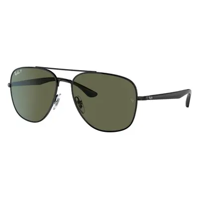 Ray-Ban Unisex Sunglass RB3683 - Frame color: Black, Lens color: G-15 Green