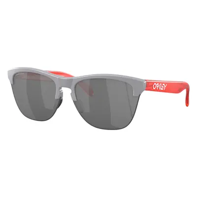 Oakley Man Sunglass OO9374 Frogskins™ Lite - Frame color: Matte Fog, Lens color: Prizm Black