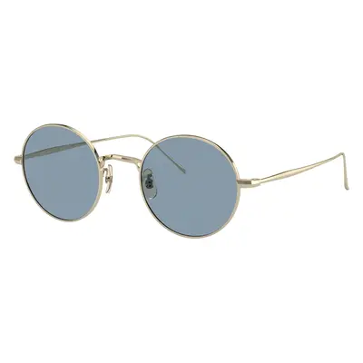 Oliver Peoples Unisex Sunglass OV1293ST G. Ponti-3 - Frame color: Soft Gold, Lens color: Cobalt