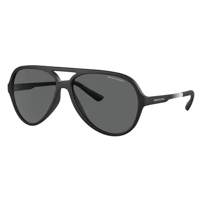 Armani Exchange Man Sunglass AX4133S - Frame color: Matte Black, Lens color: Dark Grey