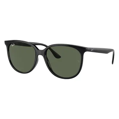 Ray-Ban Woman Sunglass RB4378 - Frame color: Black, Lens color: Dark Green