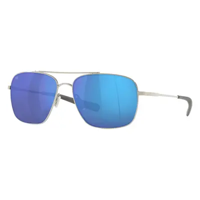 Costa Man Sunglass 6S6002 Canaveral - Frame color: Palladium, Lens color: Blue Mirror