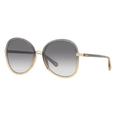 Chloé Woman Sunglass CH0030S - Frame color: Grey, Lens color: Grey