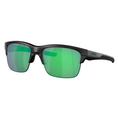 Oakley Man Sunglass OO9316 Thinlink - Frame color: Matte Black, Lens color: Jade Iridium