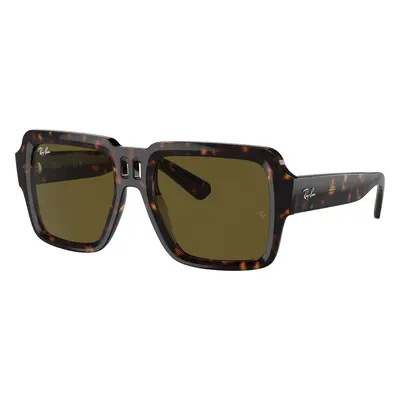 Ray-Ban Unisex Sunglass RB4408 Magellan Bio-Based - Frame color: Havana, Lens color: Dark Brown