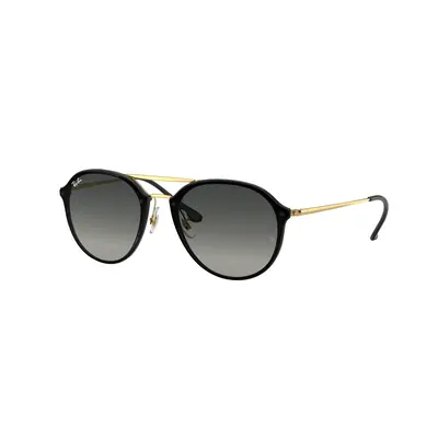 Ray-Ban Unisex Sunglass RB4292N Blaze Double Bridge - Frame color: Black, Lens color: Grey Grad