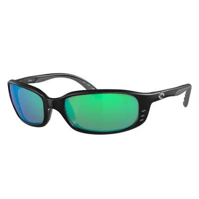 Costa Man Sunglass 6S9017 Brine - Frame color: Matte Black, Lens color: Green Mirror