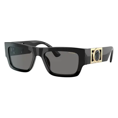 Versace Man Sunglass VE4416U - Frame color: Black, Lens color: Polarized Dark Grey