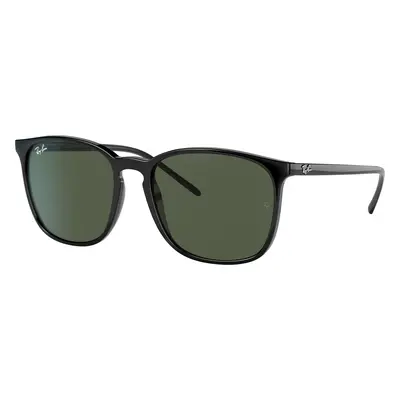 Ray-Ban Unisex Sunglass RB4387 - Frame color: Black, Lens color: Green