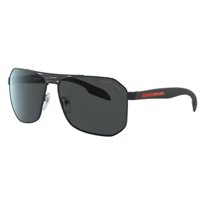 Prada Linea Rossa Man Sunglass PS 51VS - Frame color: Black Rubber, Lens color: Polarized Grey