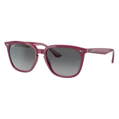 Ray-Ban Unisex Sunglass RB4362 - Frame color: Bordeaux, Lens color: Polarized Grey Gradient