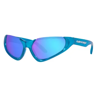 Balenciaga Unisex Sunglass BB0202S - Frame color: Blue, Lens color: Blue