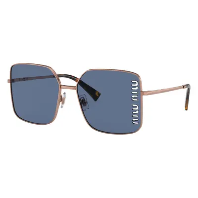 Miu Miu Woman Sunglass MU 51YS - Frame color: Rose Gold, Lens color: Dark Blue