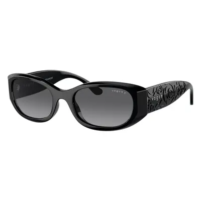 Vogue Eyewear Woman Sunglass VO5525S - Frame color: Black, Lens color: Polarized Grey Gradient