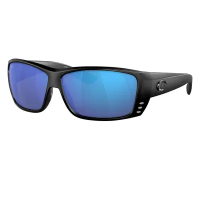 Costa Man Sunglass 6S9024 Cat Cay - Frame color: Blackout, Lens color: Blue Mirror