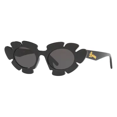 Loewe Unisex Sunglass LW40088U - Frame color: Black Shiny, Lens color: Grey