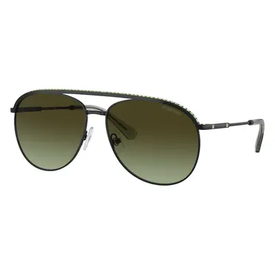 Swarovski Woman Sunglass SK7005 - Frame color: Black, Lens color: Green Gradient Brown