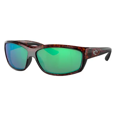 Costa Man Sunglass 6S9020 Saltbreak - Frame color: Tortoise, Lens color: Green Mirror