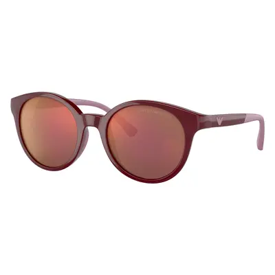 Emporio Armani Unisex Sunglass EA4185 Kids - Frame color: Shiny Red, Lens color: Dark Violet Mi