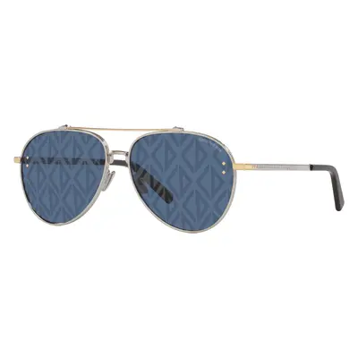 DIOR Man Sunglass CDdiamonda1U - Frame color: Grey, Lens color: Blue