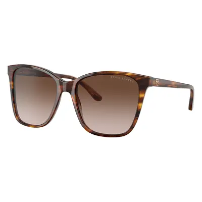 Ralph Lauren Woman Sunglass RL8201 - Frame color: Shiny Striped Havana, Lens color: Gradient Br