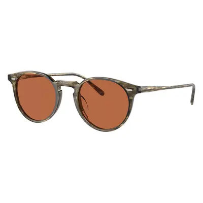 Oliver Peoples Unisex Sunglass OV5529SU N.02 Sun - Frame color: Soft Olive Bark, Lens color: Pe