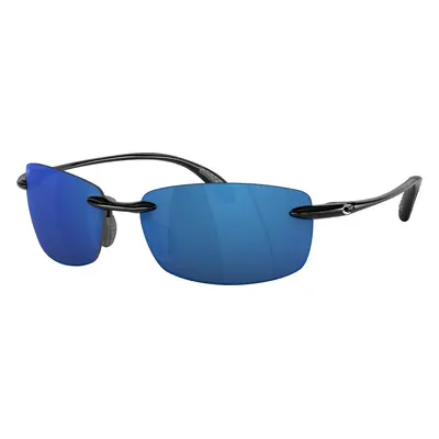 Costa Unisex Sunglass 6S9071 Ballast - Frame color: Shiny Black, Lens color: Blue Mirror