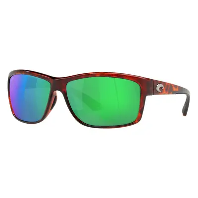 Costa Man Sunglass 6S9048 Mag Bay - Frame color: Tortoise, Lens color: Green Mirror