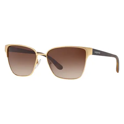 Sunglass Hut Collection Woman Sunglass HU1007 - Frame color: Gold Matte Gold, Lens color: Brown