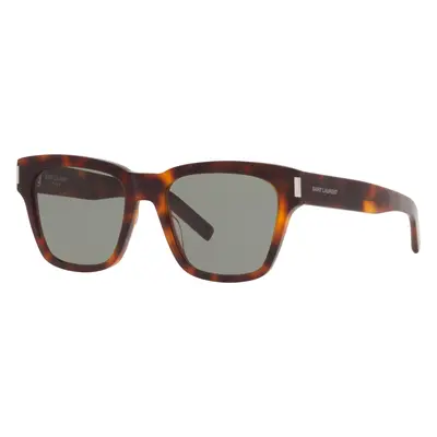 Saint Laurent Unisex Sunglass SL 560 - Frame color: Brown Light, Lens color: Green