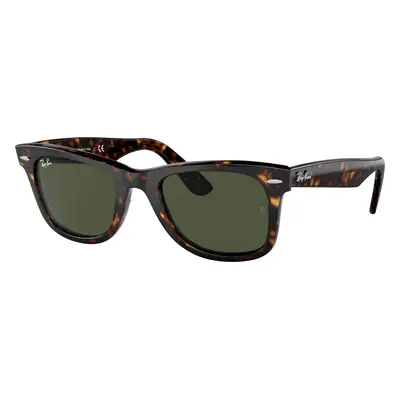 Ray-Ban Unisex Sunglass RB2140 Original Wayfarer Bio-Based - Frame color: Havana, Lens color: G