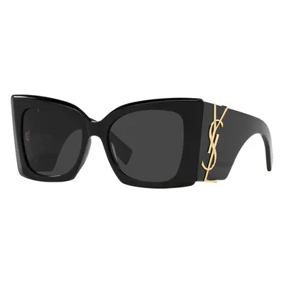 Saint Laurent Woman Sunglass Sl M119 Blaze - Frame color: Black, Lens color: Black