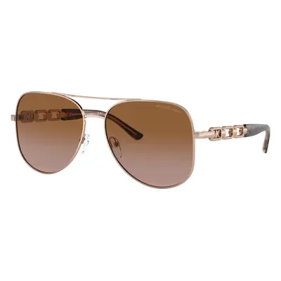 Michael Kors Woman Sunglass MK1121 Chianti - Frame color: Rose Gold, Lens color: Brown Pink Gra