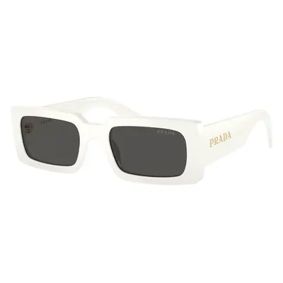 Prada Woman Sunglass PR A07S - Frame color: Talc, Lens color: Dark Grey