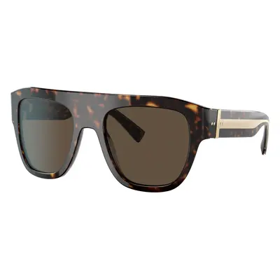 Dolce&Gabbana Woman Sunglass DG4398 - Frame color: Havana, Lens color: Dark Brown