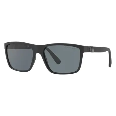 Polo Ralph Lauren Man Sunglass PH4133 - Frame color: Matte Black, Lens color: Polarized Grey