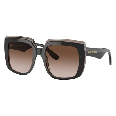 Dolce&Gabbana Woman Sunglass DG4414 - Frame color: Havana On Transparent Brown, Lens color: Gra