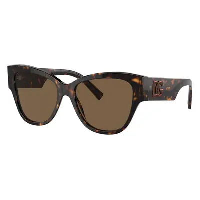 Dolce&Gabbana Woman Sunglass DG4449 - Frame color: Havana, Lens color: Dark Brown