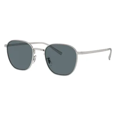 Oliver Peoples Unisex Sunglass OV1329ST Rynn - Frame color: Silver, Lens color: Blue Polar